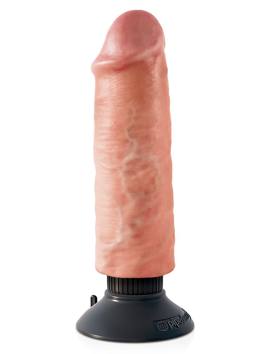 Вибромассажер-реалистик 6  Vibrating Cock - 17,8 см. от Pipedream