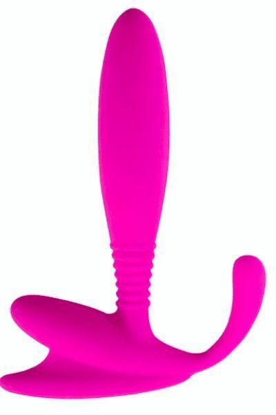 Розовый стимулятор простаты Beginner P-Spot Massager - 12 см. от Howells