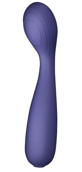 Фиолетовый вибратор для G-точки Peri Berri - 18,5 см. от Sugar Boo