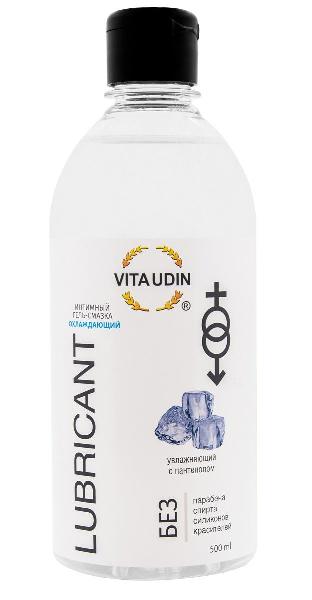 Охлаждающий интимный гель-смазка на водной основе VITA UDIN - 500 мл. от VITA UDIN