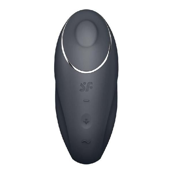 Серый вибростимулятор Tap   Climax 1 от Satisfyer