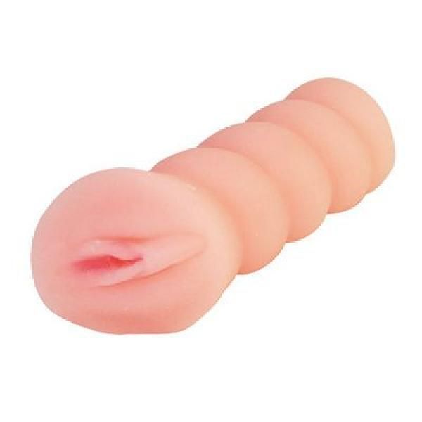 Мастурбатор-вагина с вибрацией и углублениями под пальцы - 16 см. от Baile
