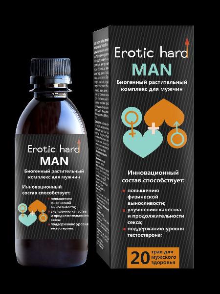 Мужской биогенный концентрат для усиления эрекции Erotic hard Man - 250 мл. от Erotic Hard