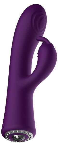 Фиолетовый вибромассажер-кролик Lux - 20 см. от Shots Media BV