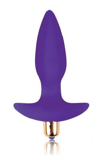 Фиолетовая коническая анальная пробка Sweet Toys - 10,5 см. от Bior toys