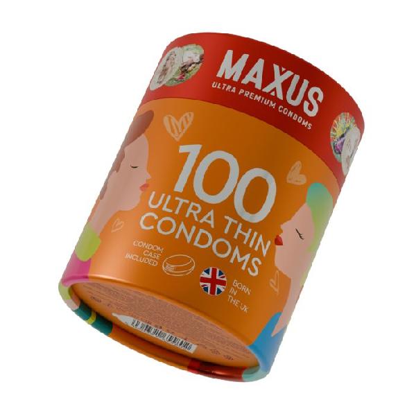 Ультратонкие презервативы Maxus Ultra Thin - 100 шт. от Maxus