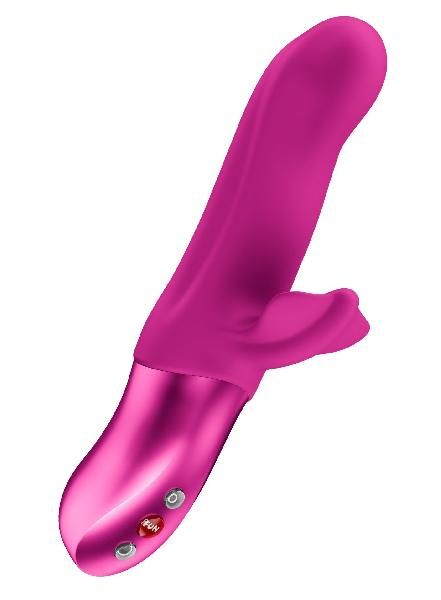 Лиловый вибратор-пульсатор Bi Stronic Fusion - 21,9 см. от Fun Factory