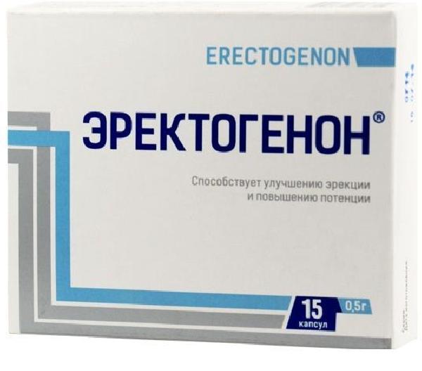 БАД для мужчин  Эректогенон  - 15 капсул (0,5 гр.) от ВИС