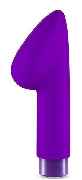 Фиолетовый вибромассажер B4 - 13,97 см. от Blush Novelties
