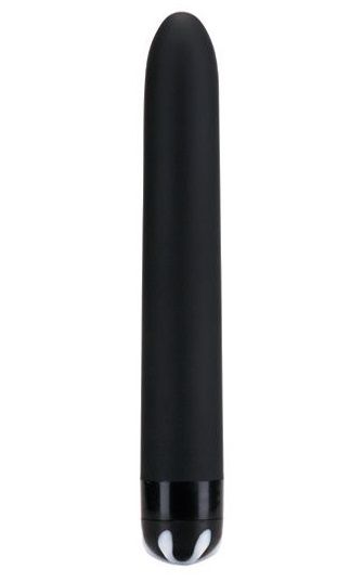 Чёрный водонепроницаемый вибратор - 17 см. от Gopaldas