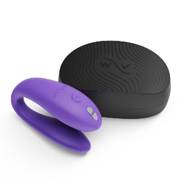 Фиолетовый вибромассажер для пар We-Vibe Sync Go от We-vibe