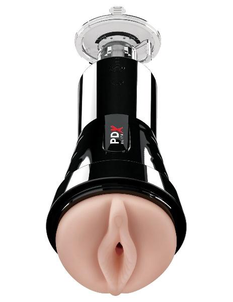 Телесный вибромастурбатор-вагина Cock Compressor Vibrating Stroker от Pipedream