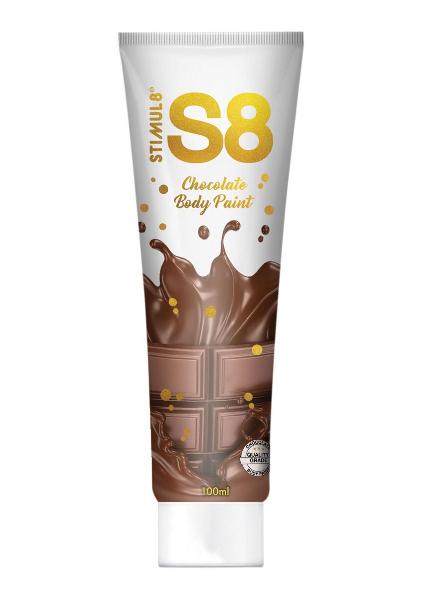 Краска для тела со вкусом шоколада Stimul 8 Bodypaint - 100 мл. от Stimul8