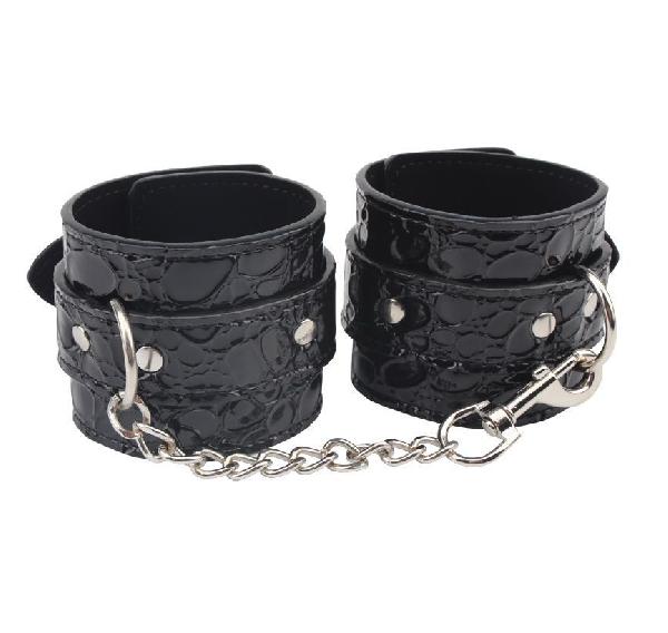 Черные наручники Be good Wrist Cuffs от Chisa