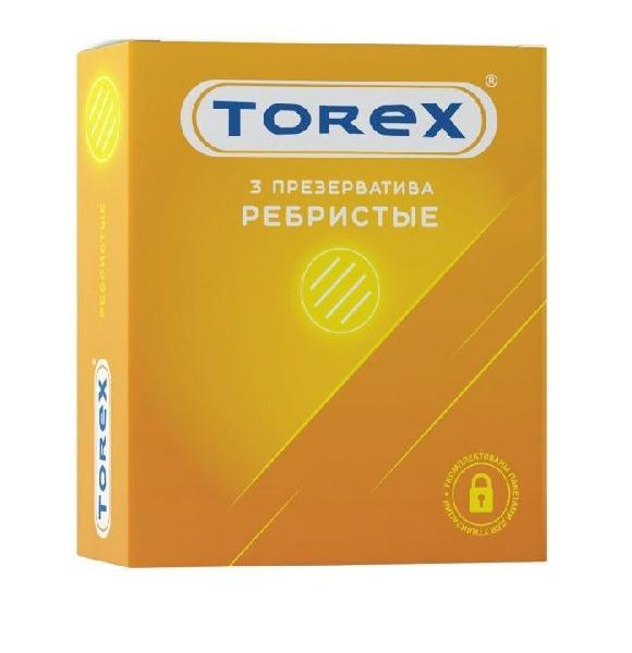 Текстурированные презервативы Torex  Ребристые  - 3 шт. от Torex
