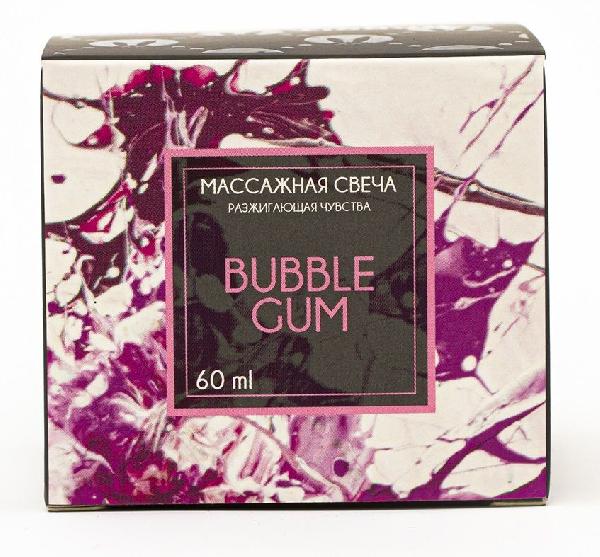 Массажная свеча Bubble Gum - 60 мл. от Pink Rabbit