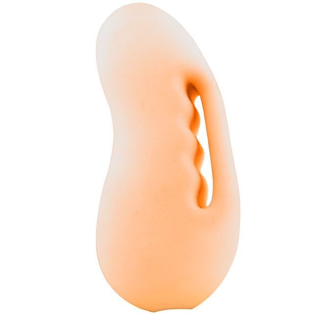 Телесный мастурбатор с удобным углублением под пальцы REALSTUFF MASTURBATOR FLESH от Dream Toys