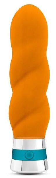 Оранжевый вибромассажер VIBRANCE - 15,2 см. от Blush Novelties