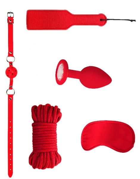 Красный игровой набор Introductory Bondage Kit №5 от Shots Media BV