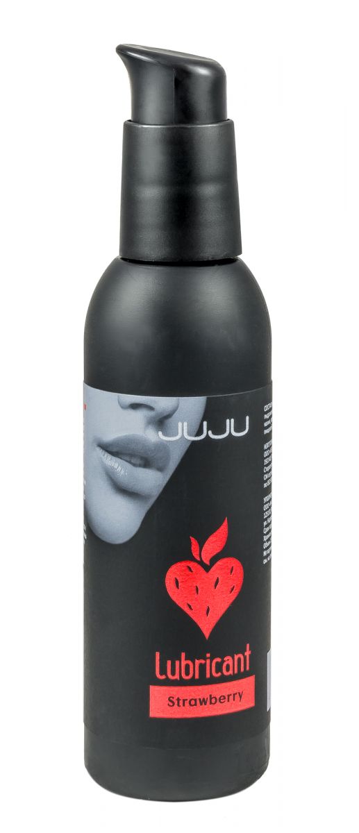 Съедобный лубрикант JUJU с ароматом клубники - 150 мл. от JuJu