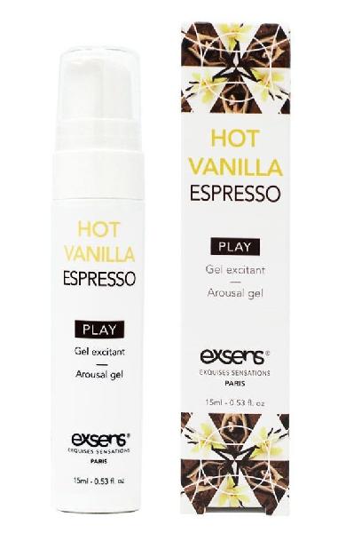 Возбуждающий гель Hot Vanilla Espresso Arousal Gel - 15 мл. от Exsens