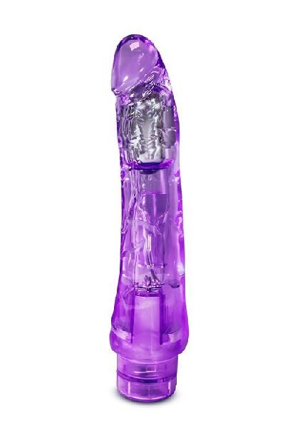 Фиолетовый вибратор-реалистик Mambo Vibe - 22,8 см. от Blush Novelties
