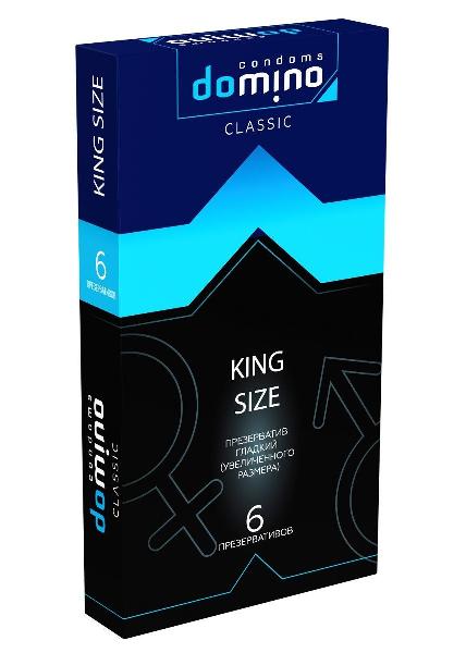 Презервативы увеличенного размера DOMINO Classic King size - 6 шт. от Domino