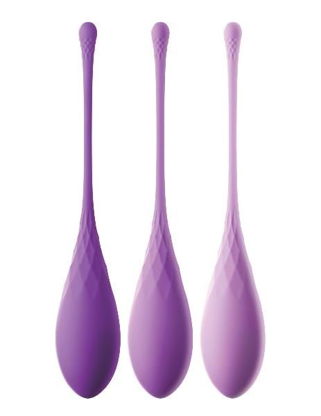Набор из 3 фиолетовых шариков Кегеля Train-Her Set от Pipedream