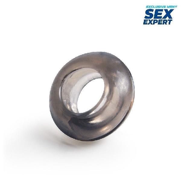Дымчатое круглое эрекционное кольцо-пончик от Bior toys