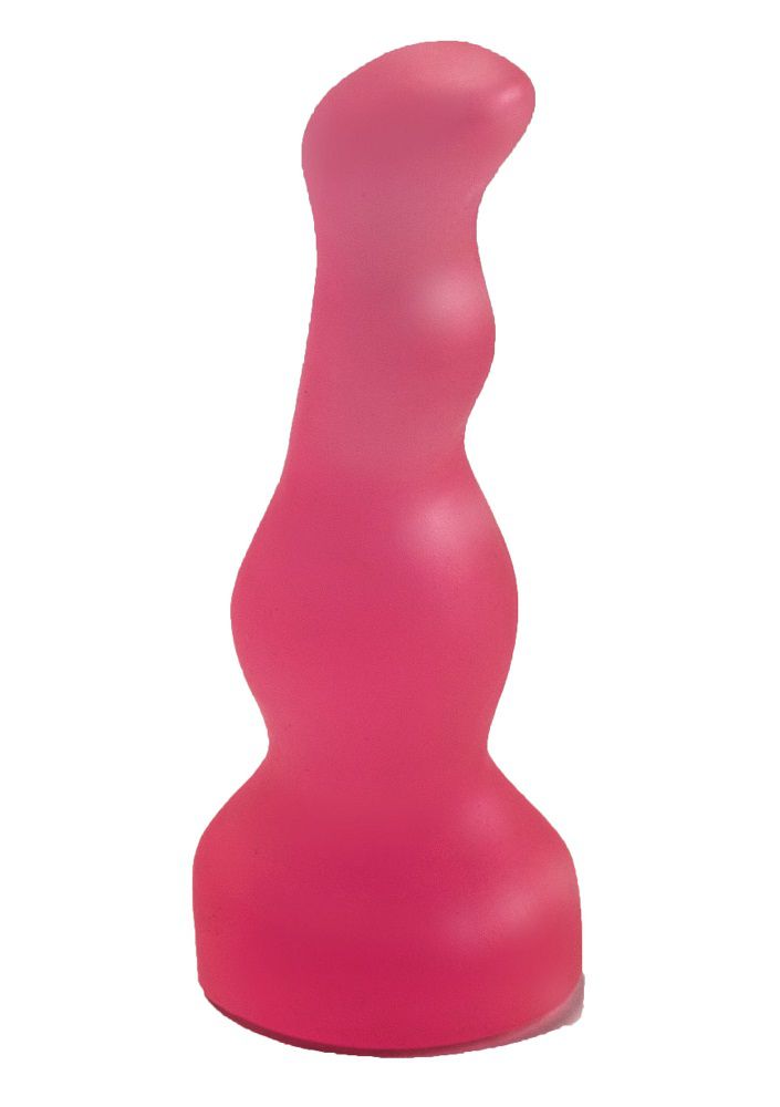 Гелевый розовый массажёр простаты без вибрации - 13,5 см. от LOVETOY (А-Полимер)