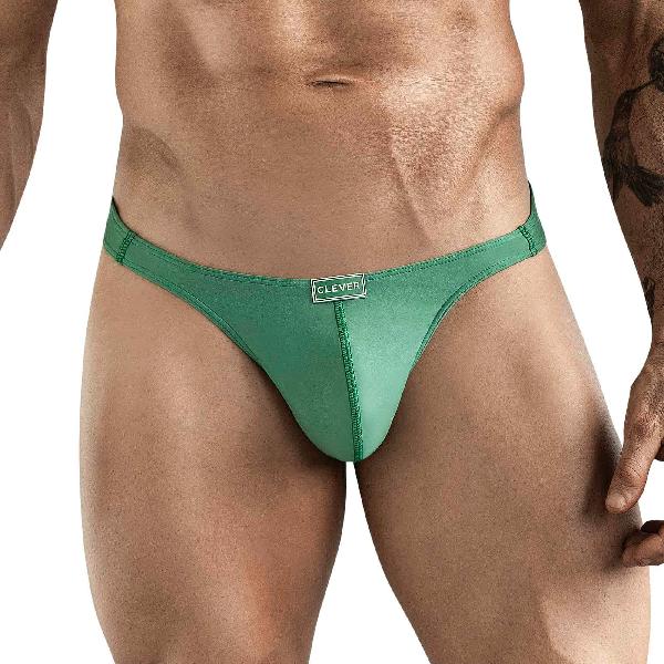 Зеленые мужские трусы-тонги Clever Cactus Thong от Clever Masculine Underwear