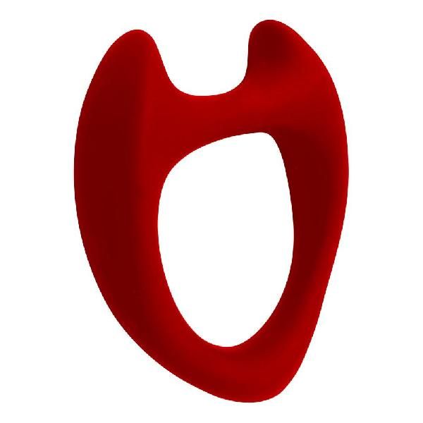Красное эрекционное кольцо Toro L от Adrien Lastic