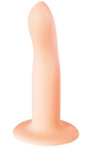 Телесный нереалистичный дилдо Stray - 16,6 см. от Lola toys