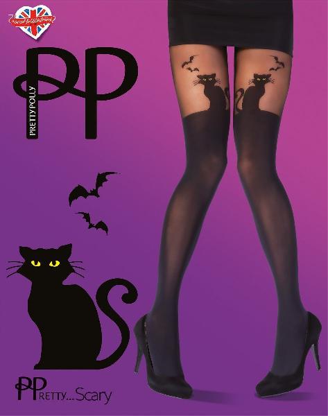 Колготки с имитацией чулок Halloween Cat Tights от Pretty Polly
