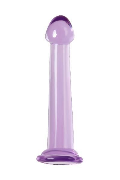 Фиолетовый фаллоимитатор Jelly Dildo S - 15,5 см. от Toyfa Basic
