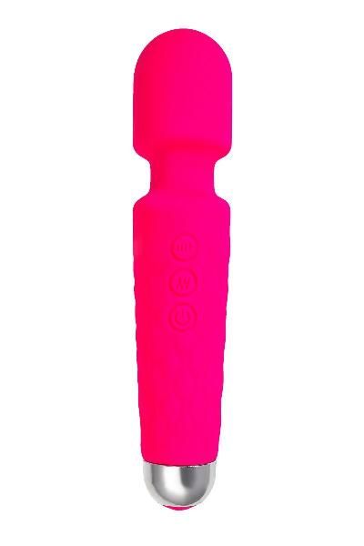 Розовый жезловый вибратор Peony - 20,5 см. от ToyFa