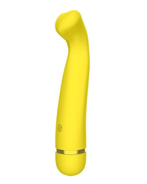 Желтый перезаряжаемый вибратор Raffi - 17,1 см. от Lola toys
