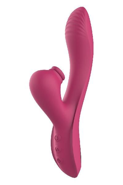 Розовый вибратор-кролик Dual G-Spot Vibe - 22,5 см. от Dream Toys