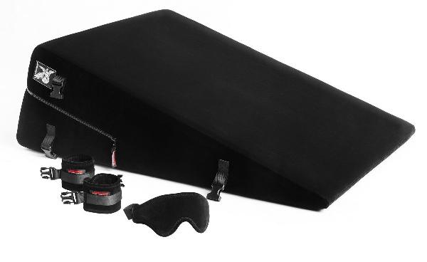 Большая чёрная подушка для секса Liberator Ramp Conversion Kit с креплениями от Liberator
