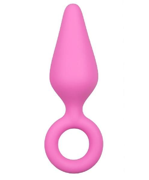 Розовая анальная пробка Pointy Plug - 15,5 см. от EDC Wholesale