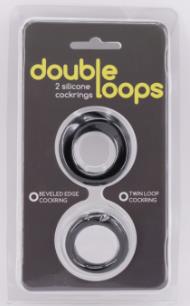 Набор из 2 эрекционных колец Double Loops от Gopaldas