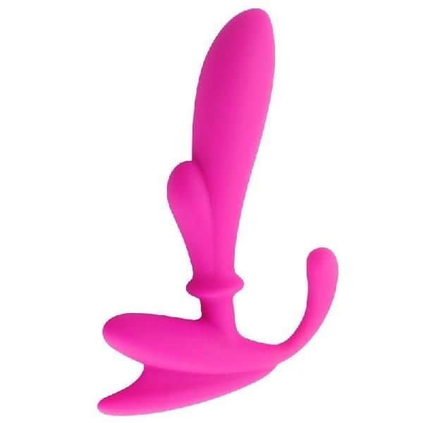 Розовый массажер простаты Anal Pleasure Beginers Prostate Stimulator - 14 см. от Howells