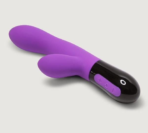 Фиолетовый вибратор-кролик Gaia 2.0 - 20,4 см. от Adrien Lastic