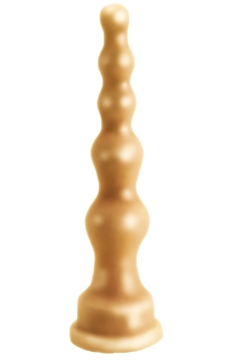 Телесная анальная ёлочка - 17,5 см. от LOVETOY (А-Полимер)