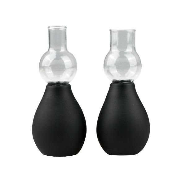 Черные вакуумные стимуляторы для сосков Nipple Pump Set от EDC Wholesale