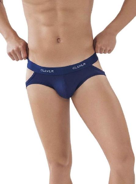 Темно-синие мужские трусы-джоки Venture Jockstrap от Clever Masculine Underwear