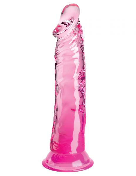 Розовый фаллоимитатор на присоске 8’’ Cock - 21,8 см. от Pipedream