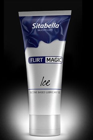 Силиконовая гель-смазка FLIRT MAGIC Ice с лёгким пролонгирующим эффектом - 75 мл. от Sitabella