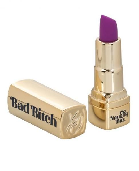 Мини-вибратор в виде тюбика помады Naughty Bits Bad Bitch Lipstick Vibrator от California Exotic Novelties