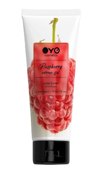 Лубрикант на водной основе OYO Aroma Gel Raspberry с ароматом малины - 75 мл. от OYO